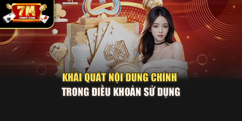 Khái quát nội dung chính trong điều khoản sử dụng
