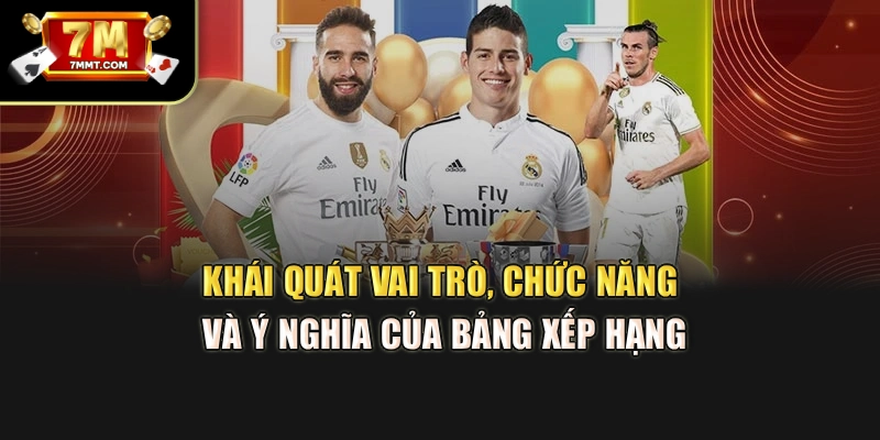 Khái quát vai trò, chức năng và ý nghĩa của bảng xếp hạng